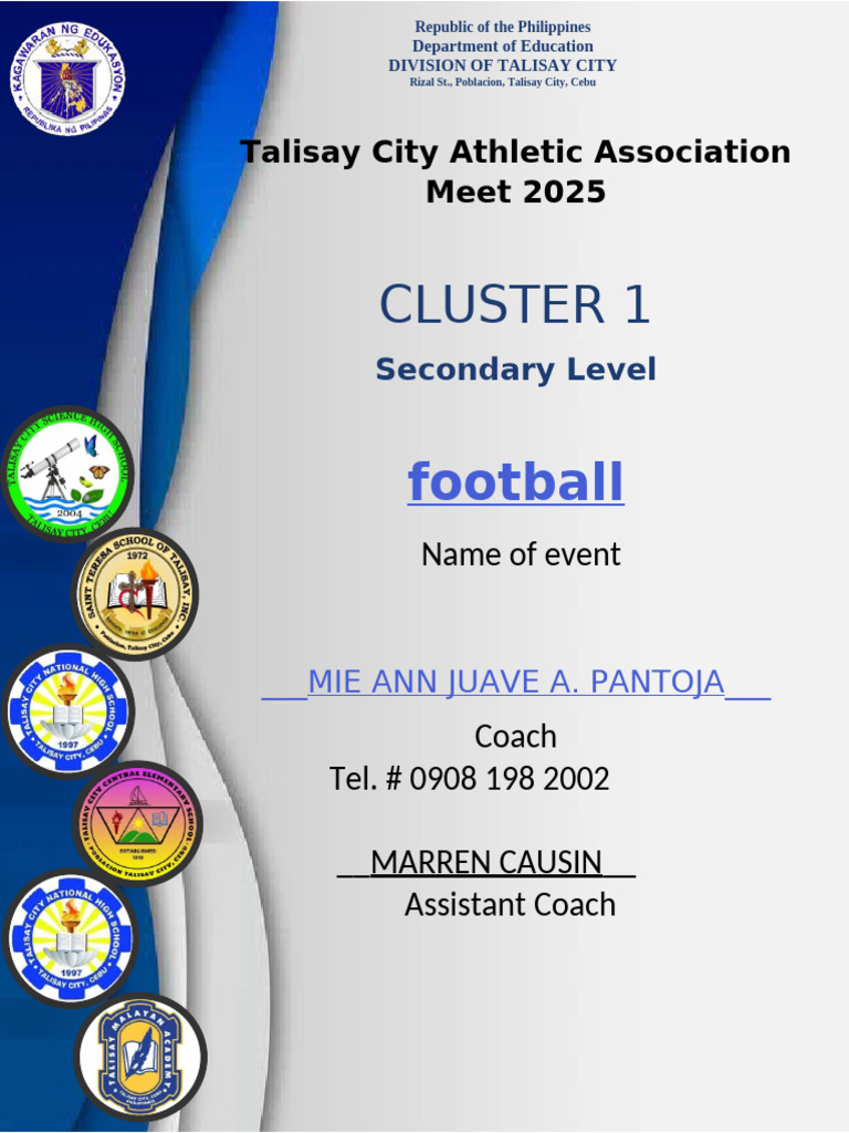 Division Meet Cover Page | PDF
