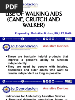Cane Gait Patterns Explained | PDF | Chair