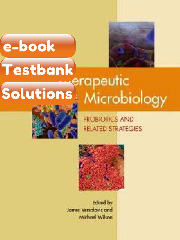 Therapeutic Microbiology Probiotics and Related Strategies eBook ...