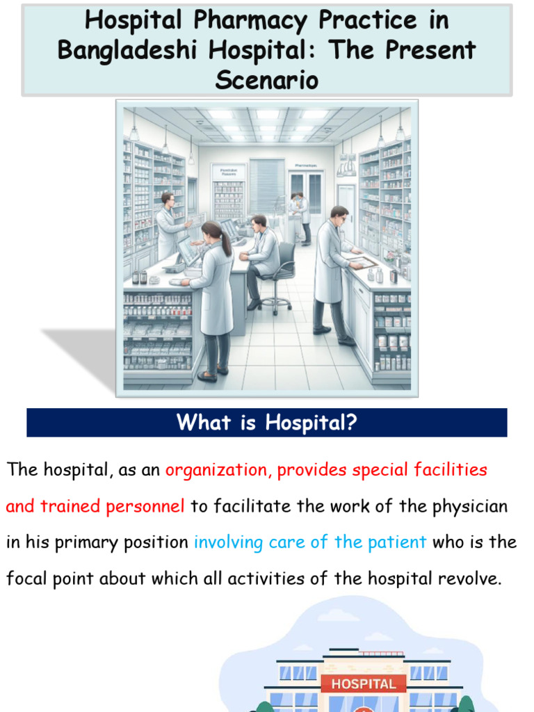 Hospital Pharmacy in Bangladesh | PDF | Pharmacy | Medical Prescription