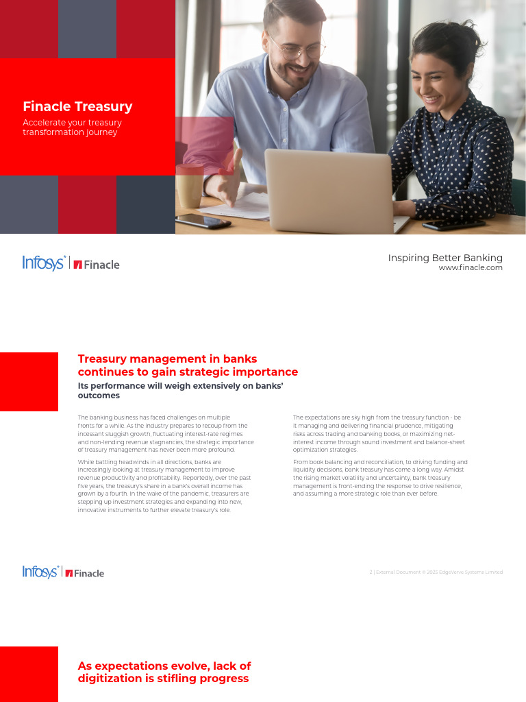 Finacle Treasury Brochure Final | PDF | Banks | Derivative (Finance)