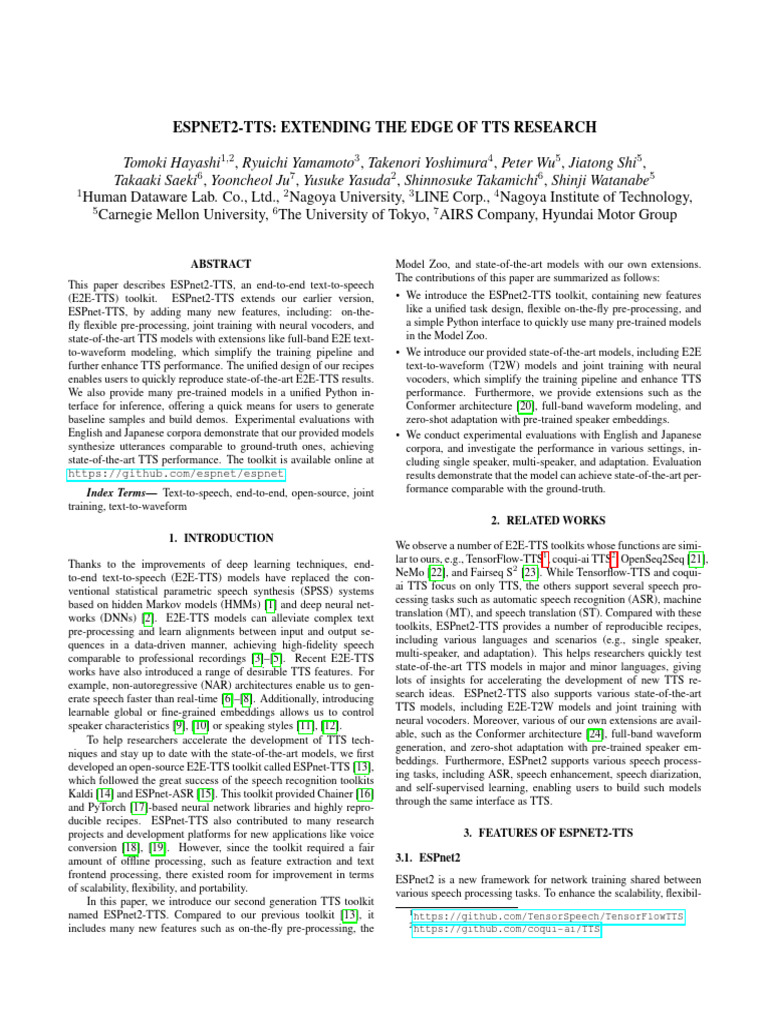 2110.07840v1 | PDF | Speech Synthesis | Deep Learning