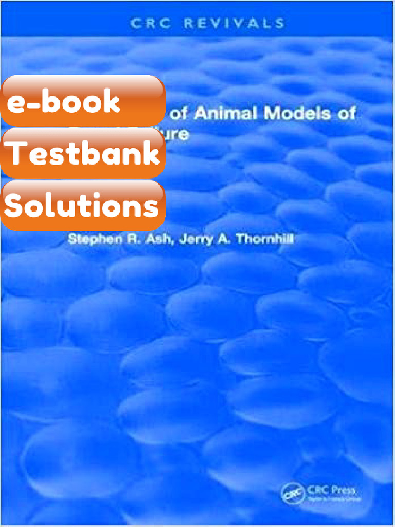 eBook & Testbank Handbook of Animal Models of Renal Failure by Stephen ...