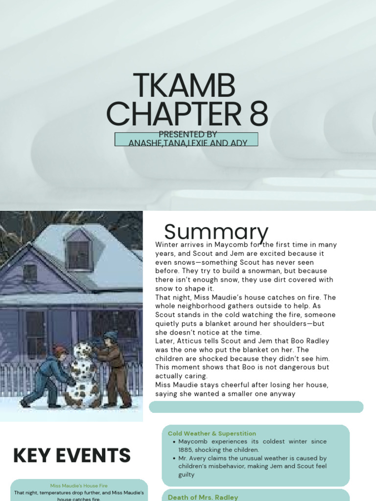 Blue Minimalist Project Presentation | PDF | To Kill A Mockingbird