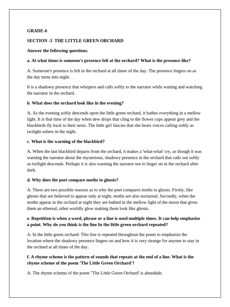 Grade-6 Unit 6.3 Notes | PDF