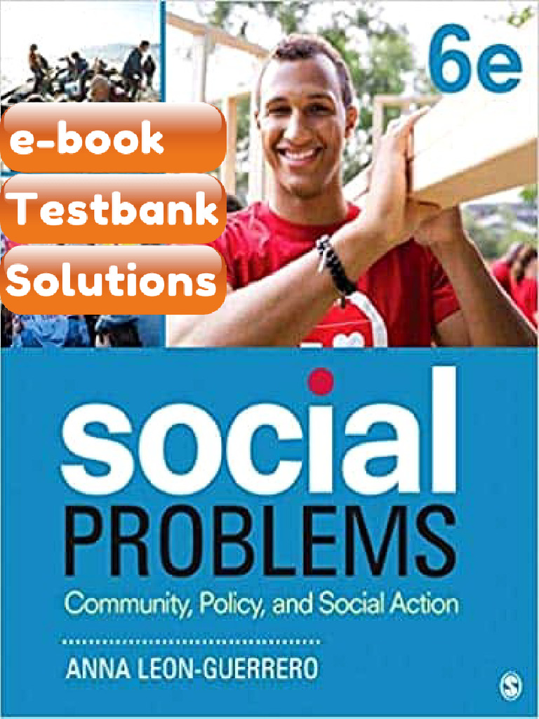 eBook & Testbank Social Problems Community Policy and Social Action 6th ...