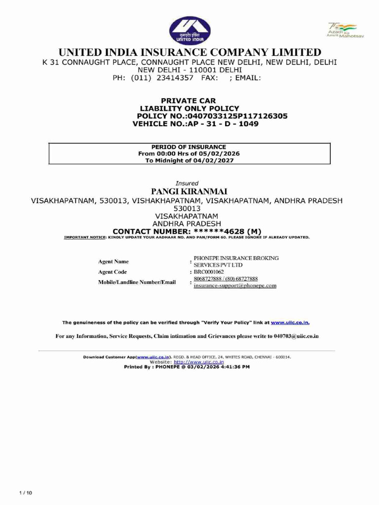 Insurance | PDF