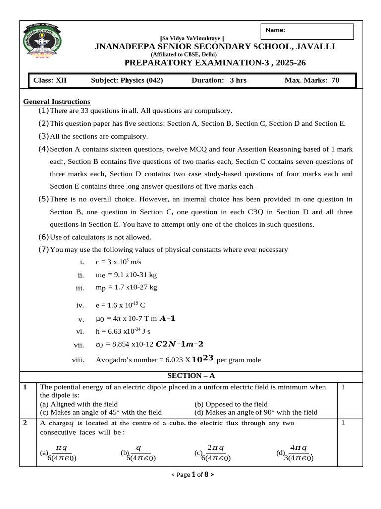 Phy QP 2 | PDF | Photoelectric Effect | Transformer