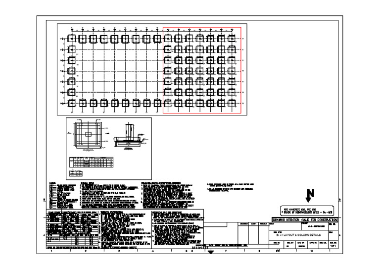 G-41 Layout & Column Details | PDF