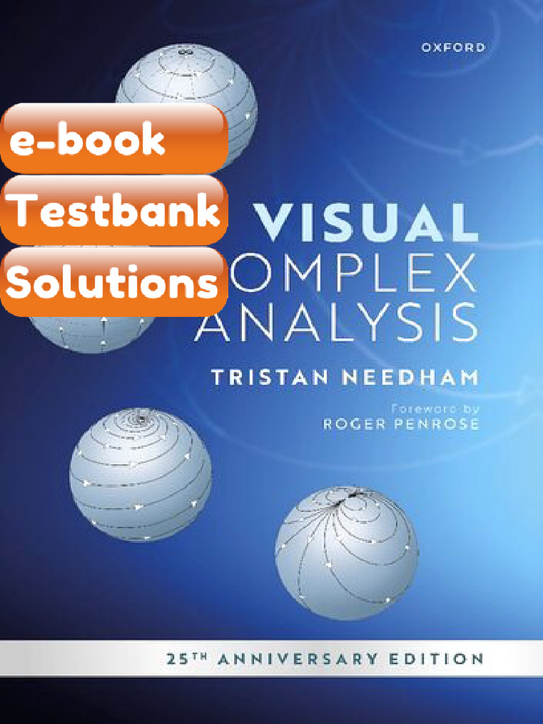 Visual Complex Analysis 25th Anniversary Edition Tristan Needham ...