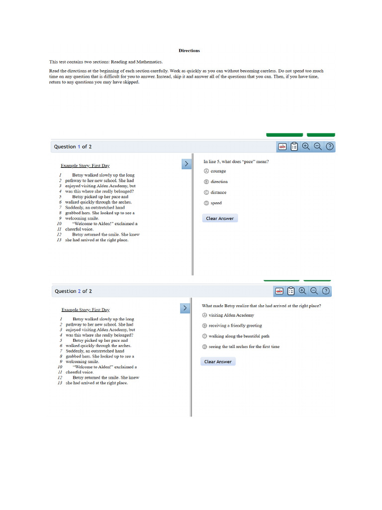 Test 2 Primary 4 | PDF