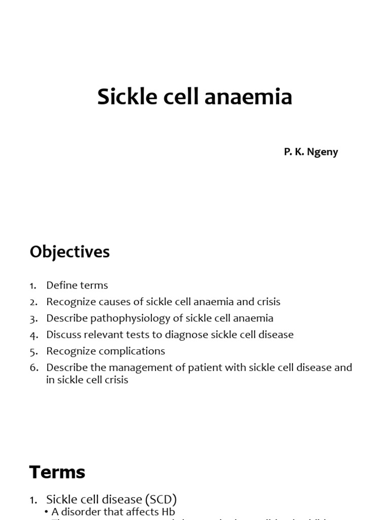 Sickle Cell Anemia | PDF | Anemia | Dominance (Genetics)