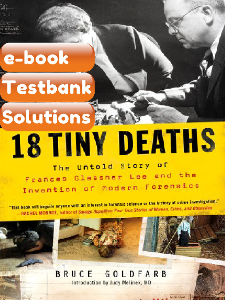 18 Tiny Deaths Bruce Goldfarb Testbank & eBook | PDF | Subscription ...