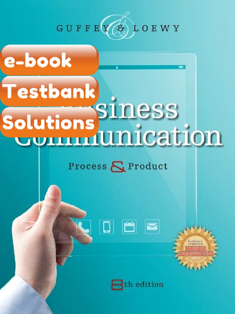 Business Communication Process and Product 8th Edition Testbank & eBook ...
