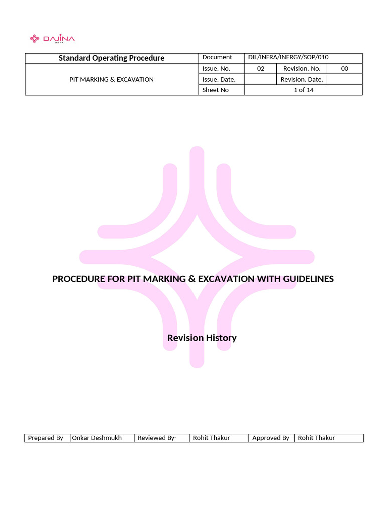 Pit Marking Excavation-010 Rev01 | PDF | Foundation (Engineering ...
