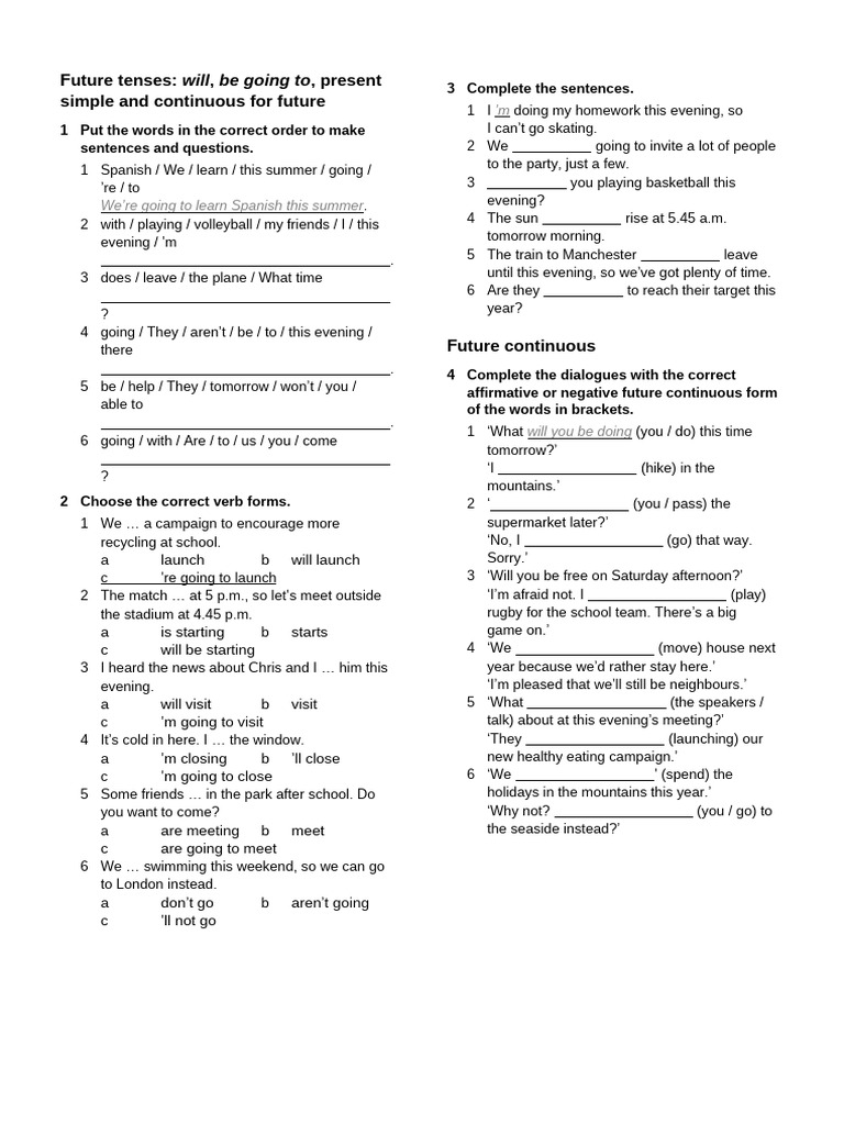 Synchronize 4. Revision Unit 3 | PDF | Language Mechanics | Syntax