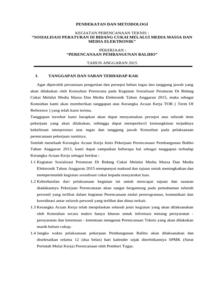 Tanggapan Torok | PDF