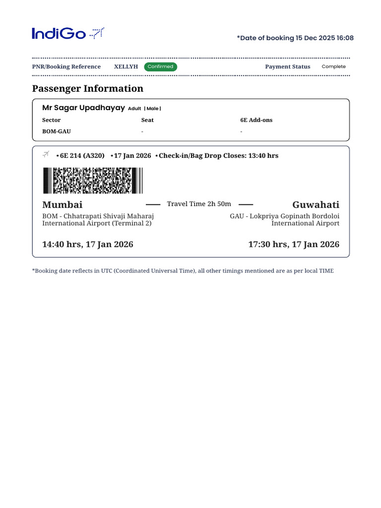 Sagar Ticket | PDF | Airport | Travel Visa