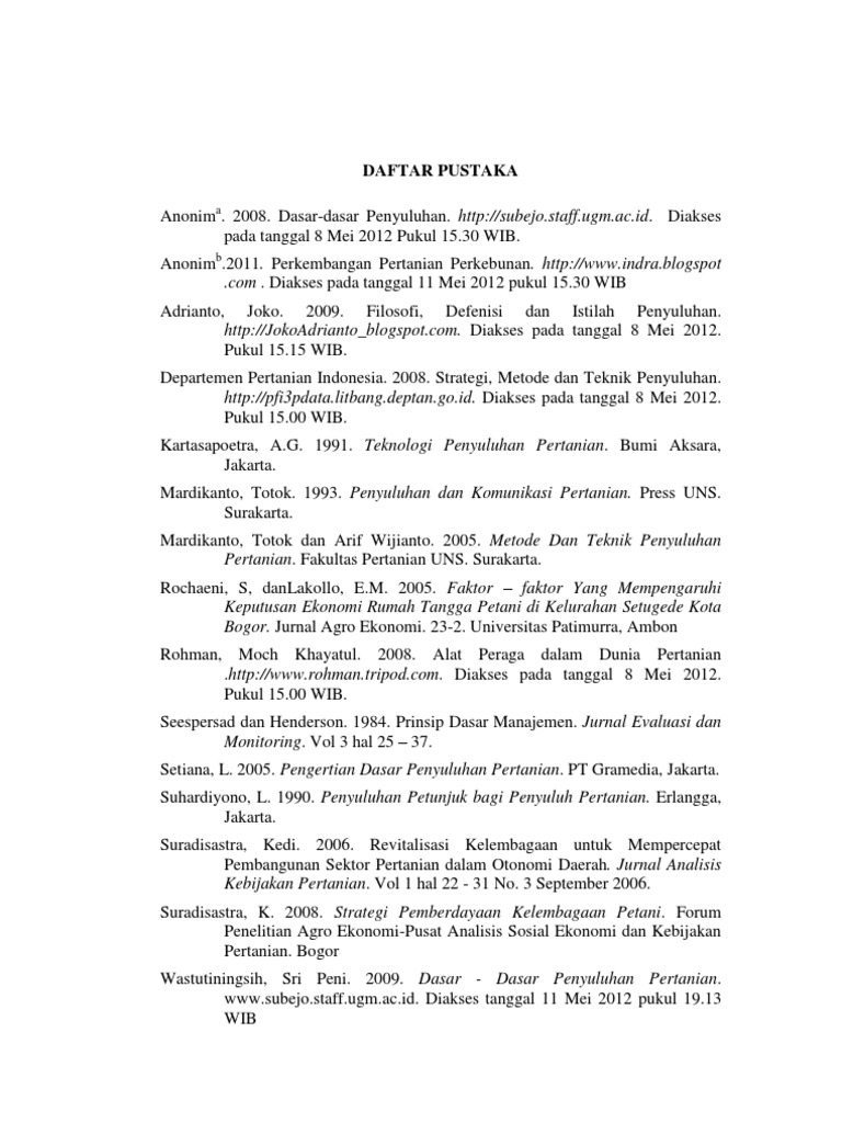 DAFTAR PUSTAKA