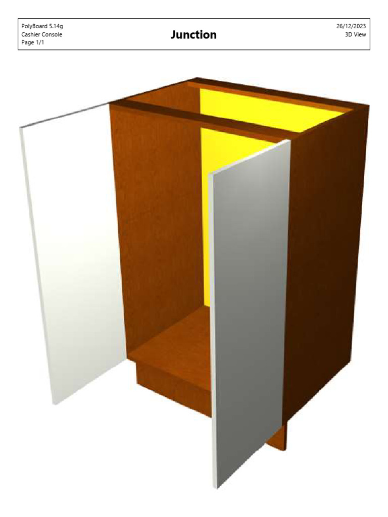Casier Console | PDF | Length | Height