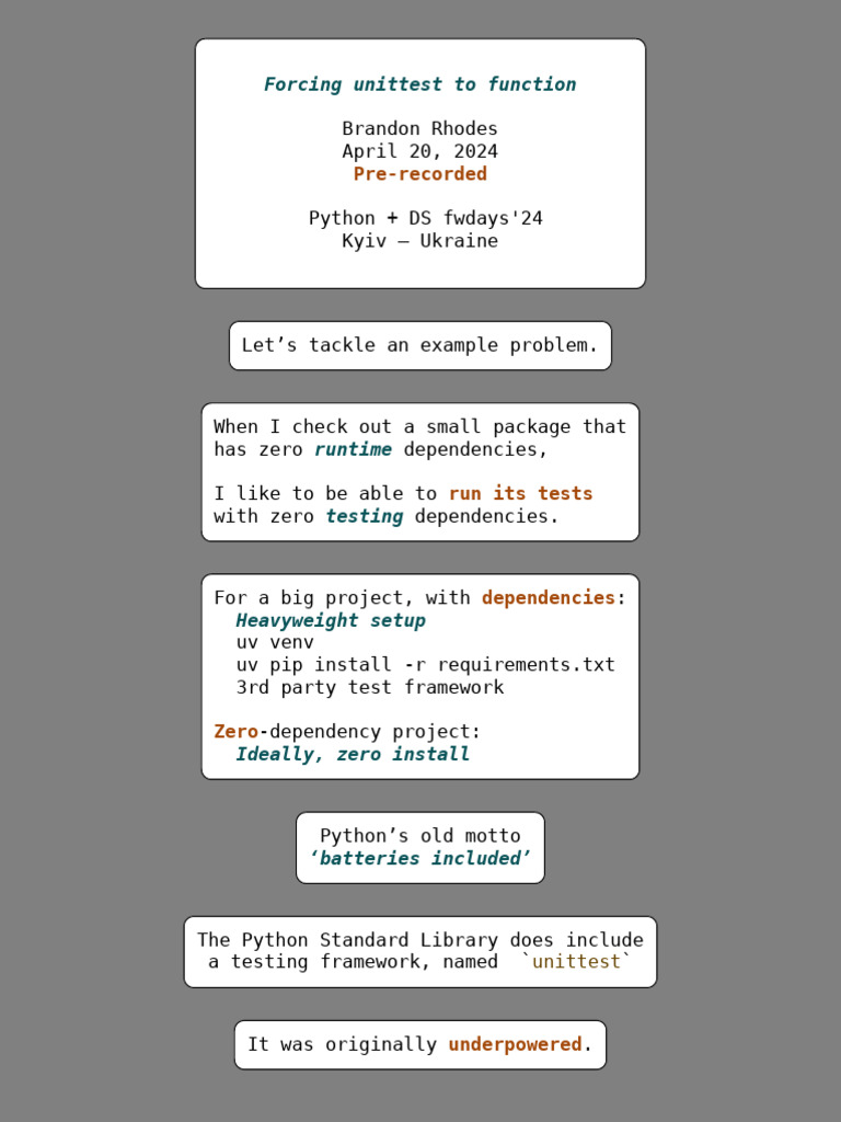 Brandon Rhodes remote talk for Kyiv, April 2024 | PDF | Python ...