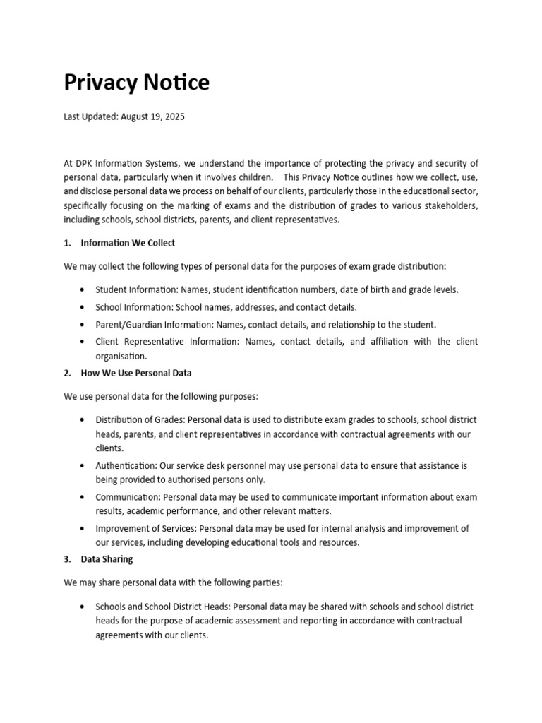 DPK_Privacy_Notice.853eedd9 | PDF | Privacy | Information Technology ...