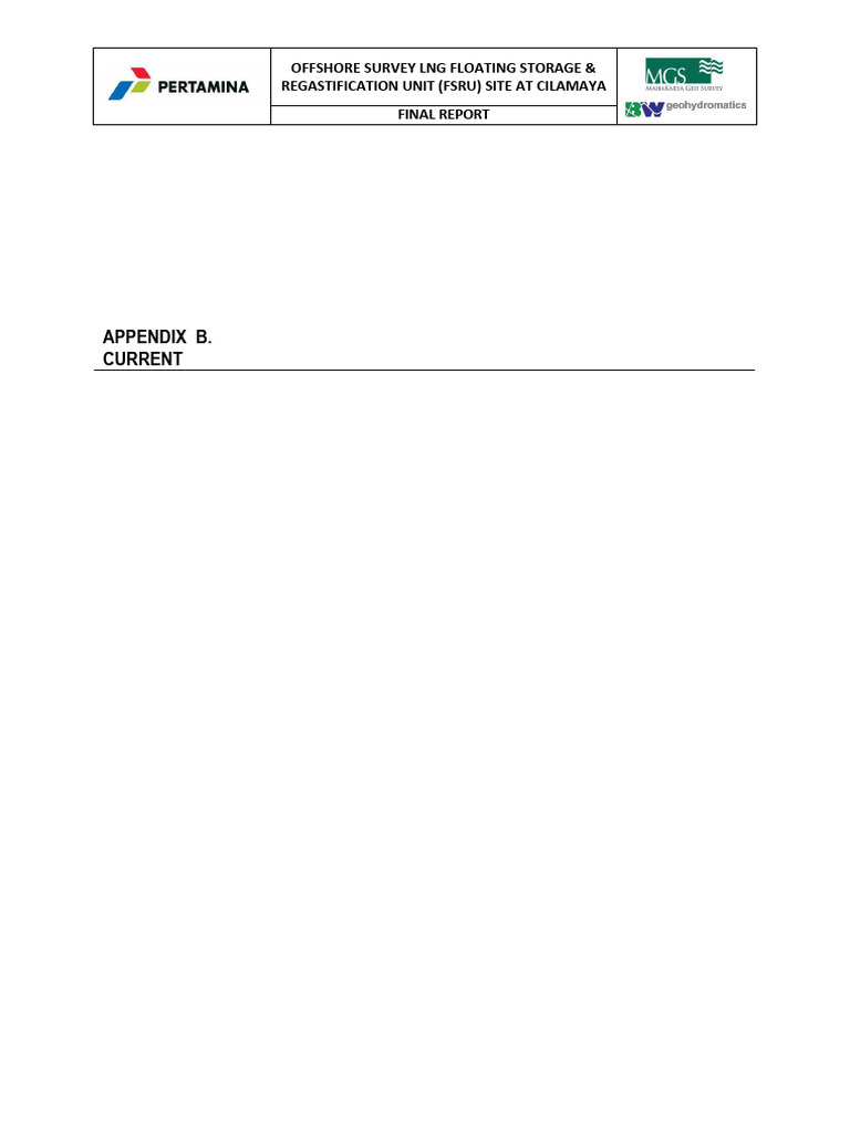 Appendix B - Current Final | PDF | Marine Architecture | Hydrocarbons