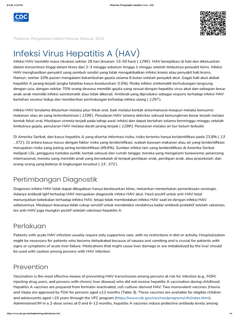 Hepatitis A CDC | PDF | Vaccines | Hepatitis B