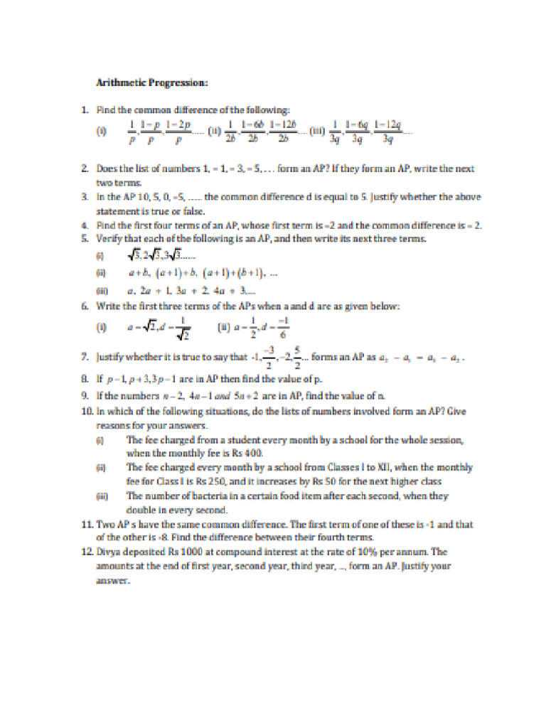 CH 5 AP Practice Sheet | PDF