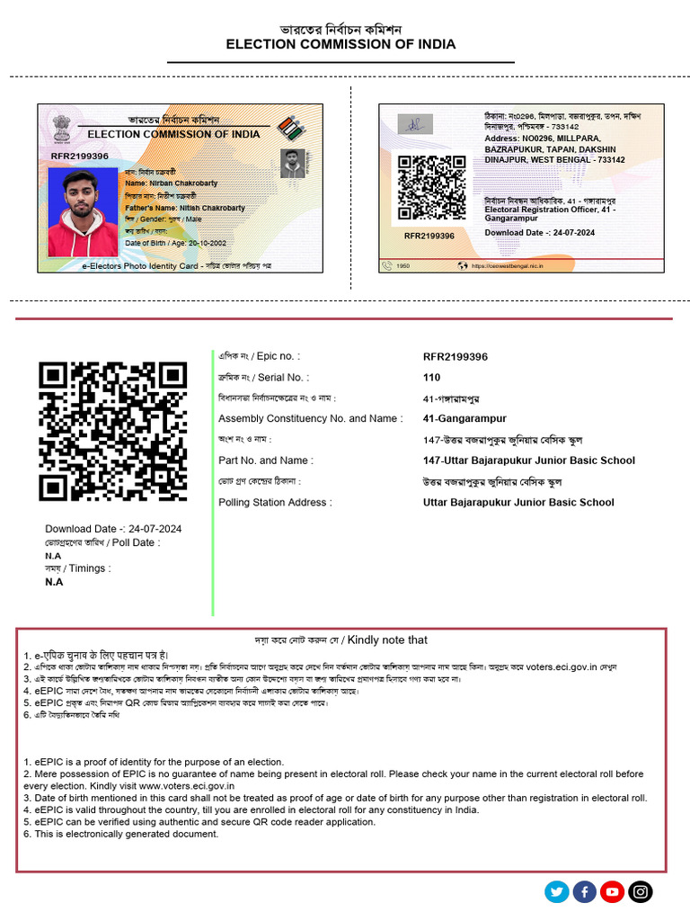 Voter Card | PDF