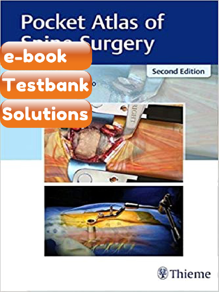 eBook & Testbank Pocket Atlas of Spine Surgery 2nd Edition 1st Edition ...