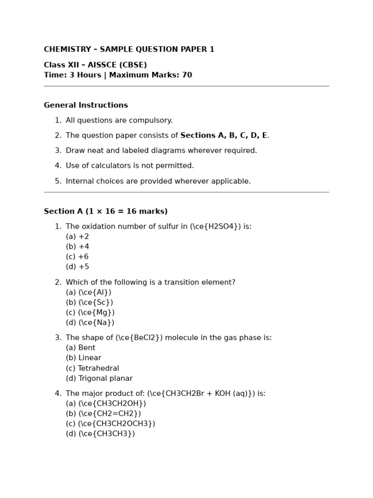 Chemistry - Sp 1 | PDF | Acid | Electrochemistry