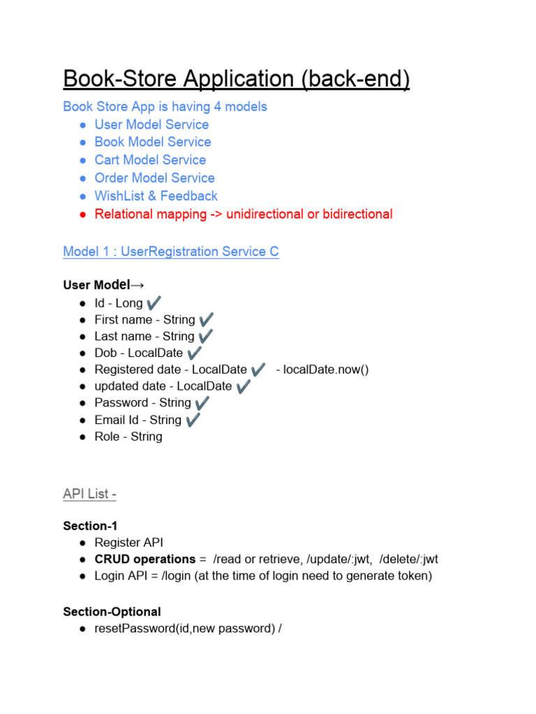 Book Store Application | PDF
