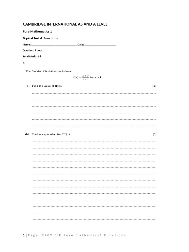 Functions 2 | PDF