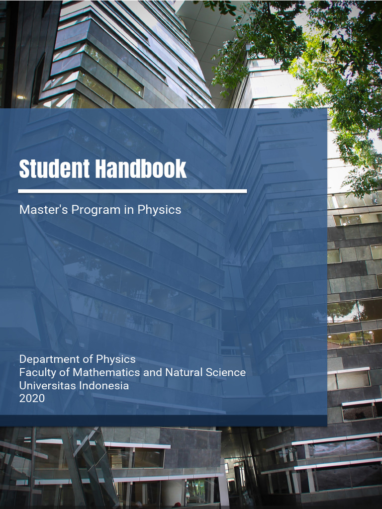 Student Handbook Master Physics | PDF | Science | Differential Equations
