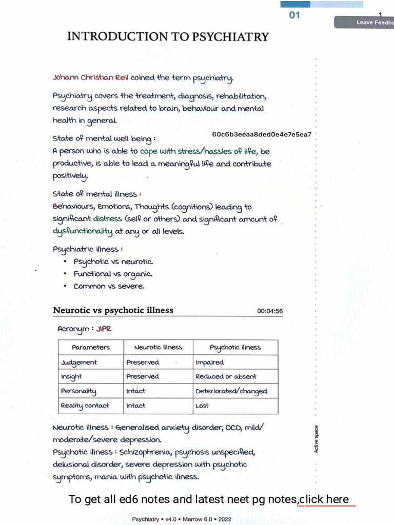 Psychiatry | PDF
