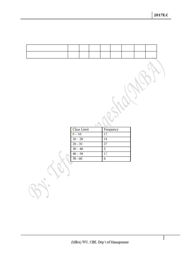 Stat I Work Sheet For Chapter 3,4,&5-2 | PDF | Probability Distribution ...
