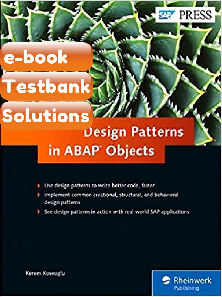 eBook & Testbank Design Patterns in ABAP Objects by Kerem Koseoglu ...