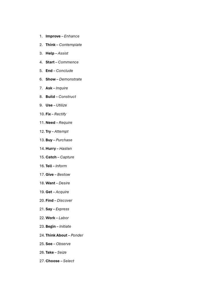 650 Basic To Advanced Words | PDF