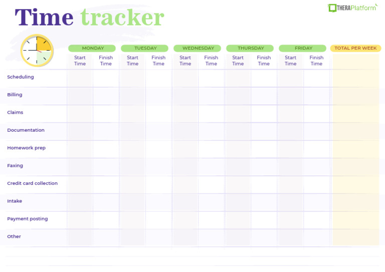 Time Tracker | PDF