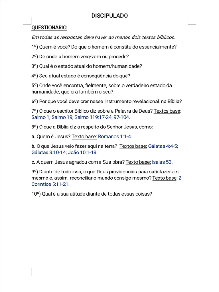 Discipulado | PDF