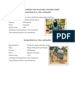 Agricultural Engineering - Machinery With Photos