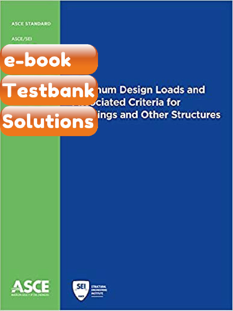 eBook & Testbank Minimum Design Loads and Associated Criteria for ...
