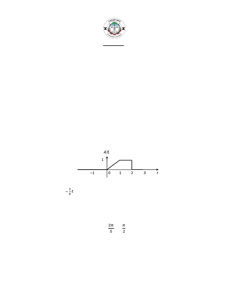 S & S test 1 (A), I 22-23, ECE | PDF