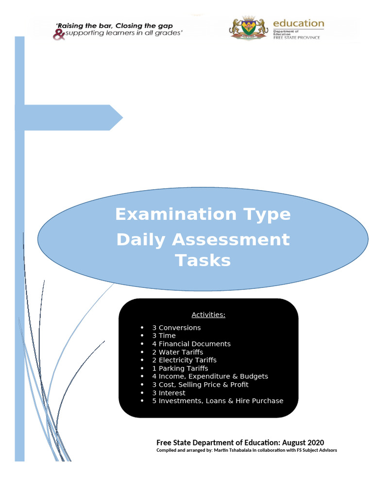 Daily Assessment Tasks Conversions and Finance | PDF | Interest | Tide