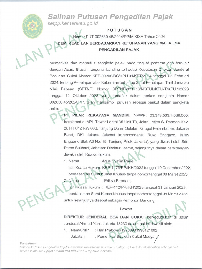 Put - TTG RCEP-ACFTA-002630.45.2024 | PDF