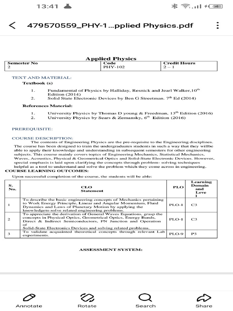 Phy Notes 5 | PDF