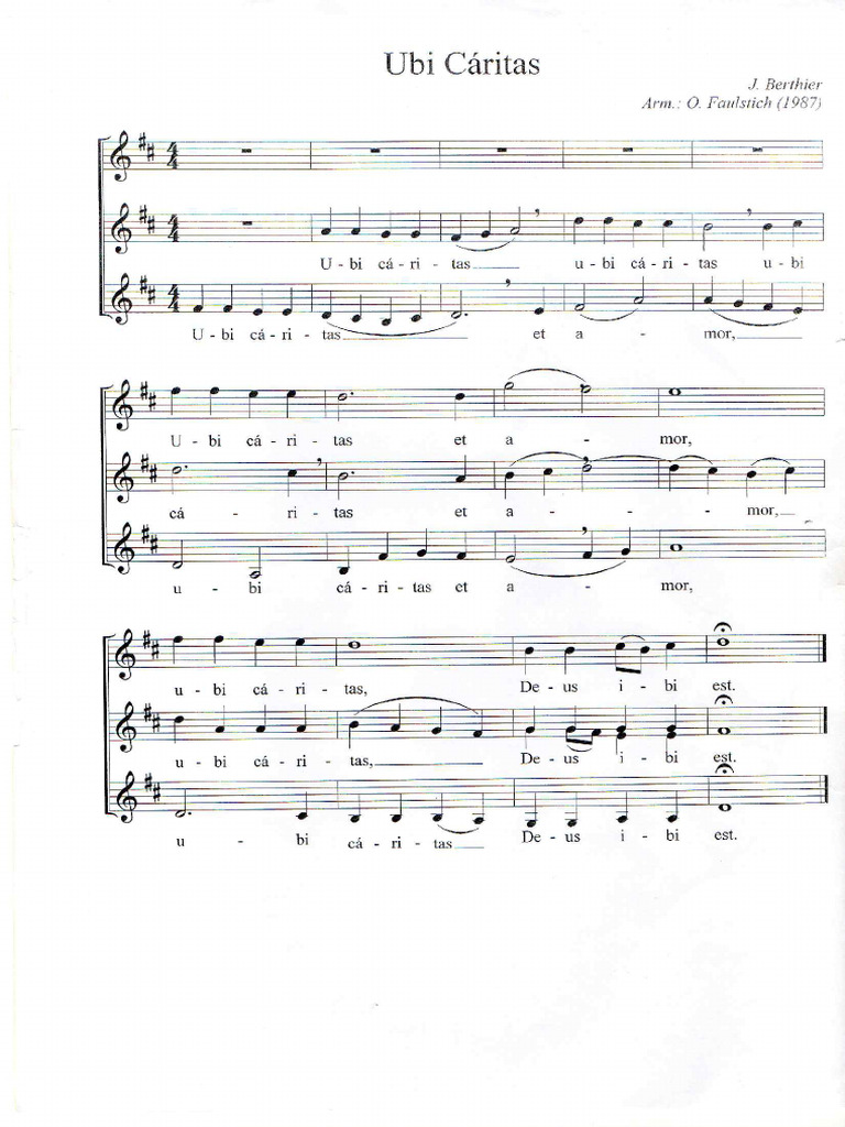 Ubi Caritas | PDF