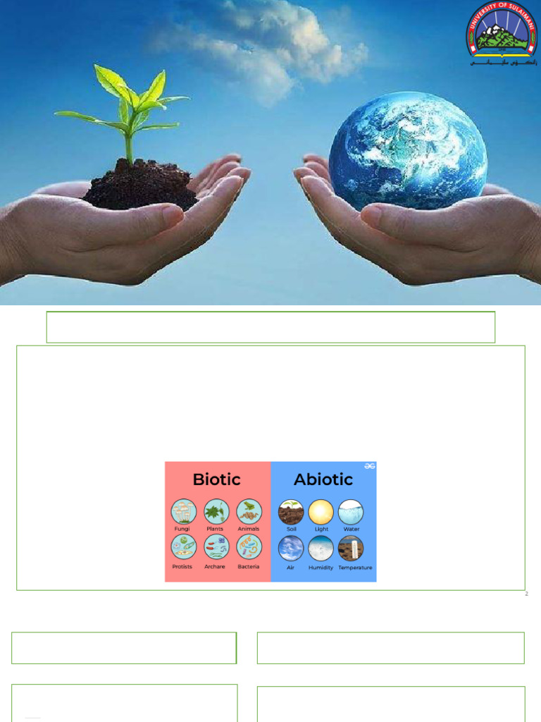 Lect 3 Environment 2023-2024 | PDF | Pollution | Natural Environment