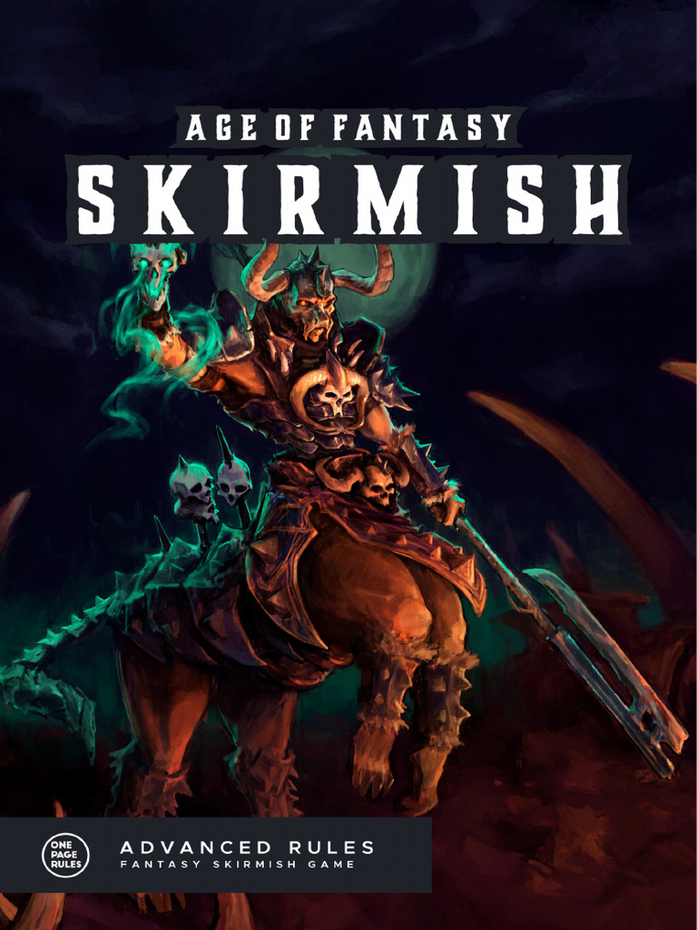 Age of Fantasy Skirmish - Advanced Rules v3.5.0 - Print Friendly | PDF ...